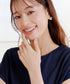 【安田美沙子さん着用】キュービックチェーンリング